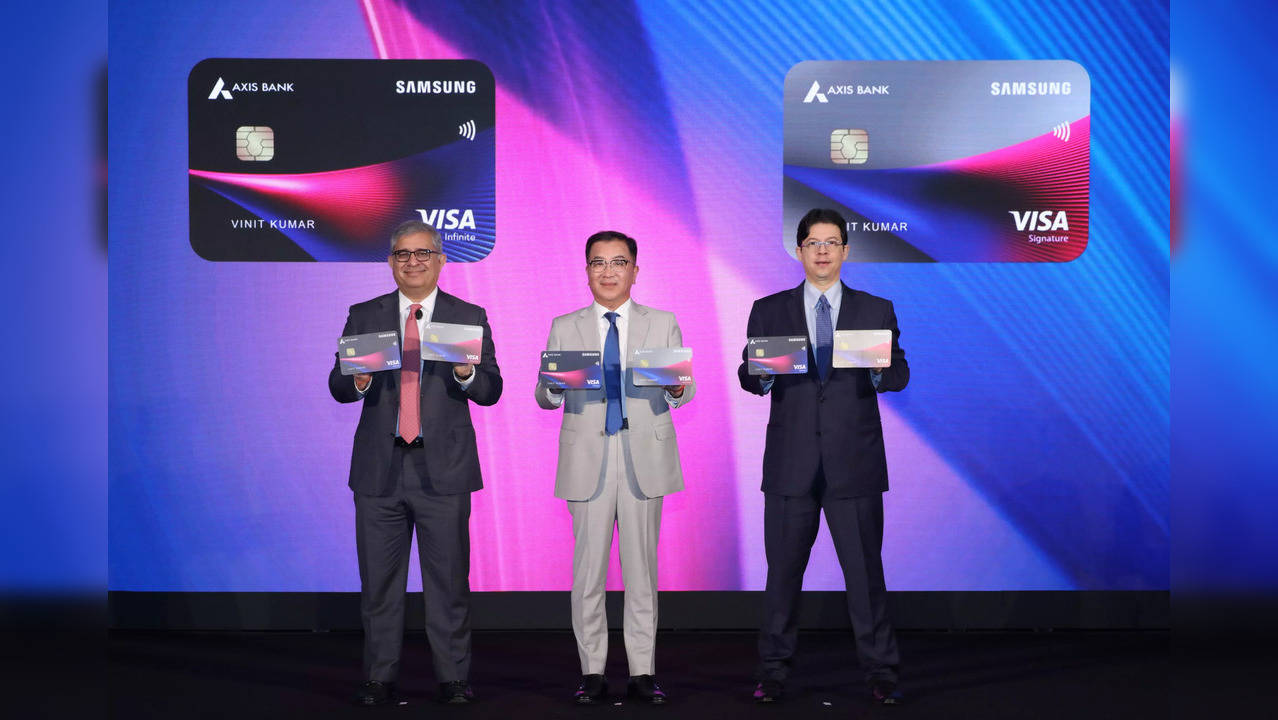 Samsung partners with Axis Bank to launch co-branded credit card.