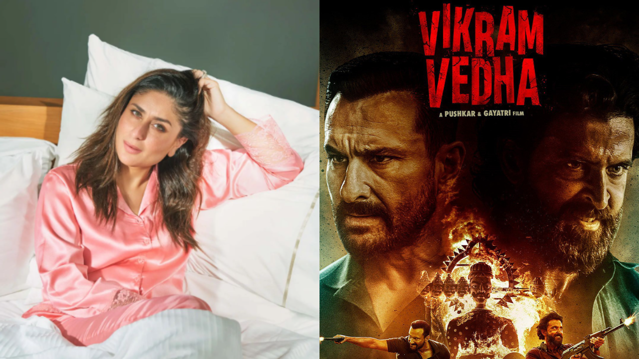 Kareena Kapoor Khan reviews Saif Ali Khan, Hrithik Roshan starrer Vikram Vedha