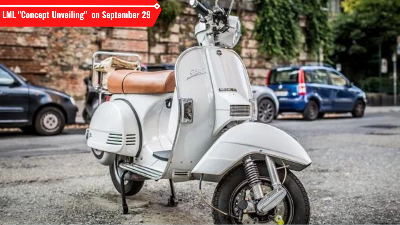 LML Vespa. For representational purpose