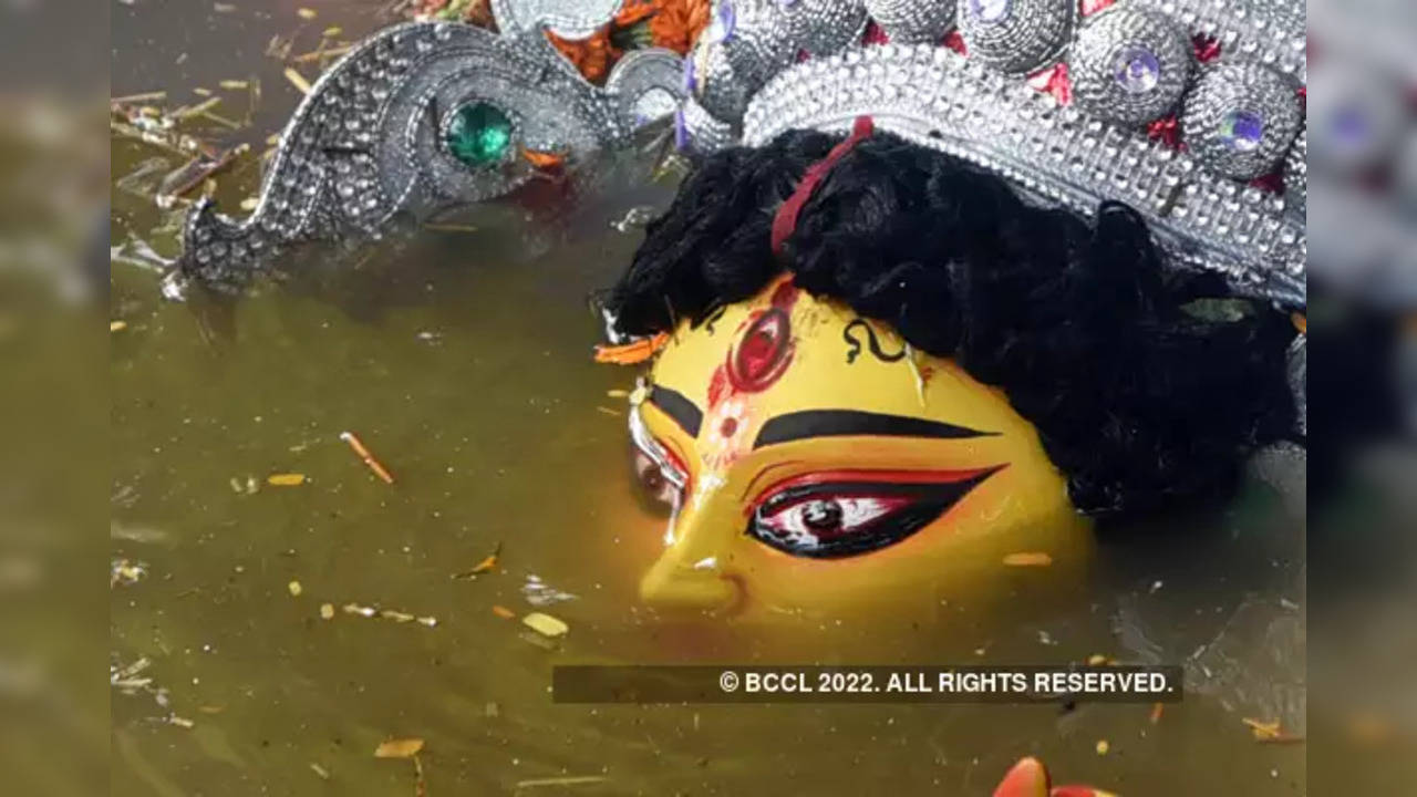 Durga idol Immersion