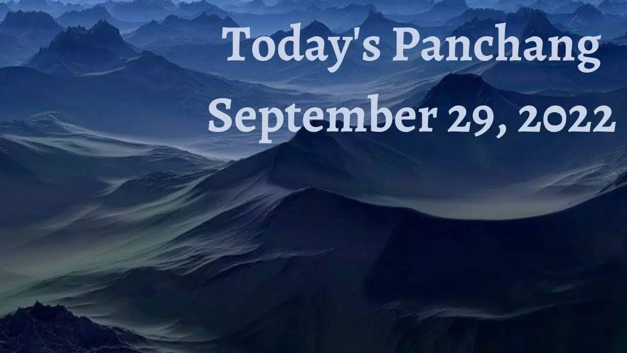 Today's Panchang September 29, 2022