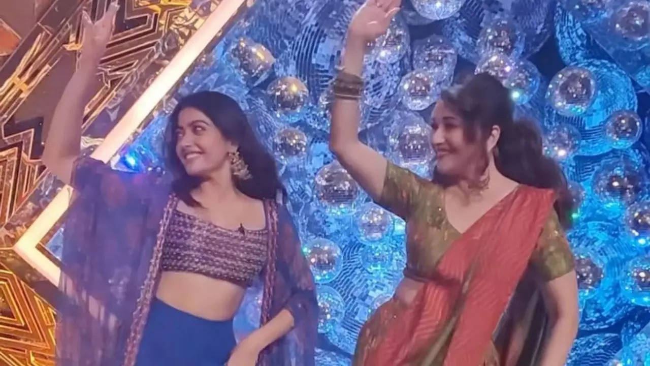 Madhuri Dixit and Rashmika Mandanna's dance on Boom Padi will make you go waah- WATCH
