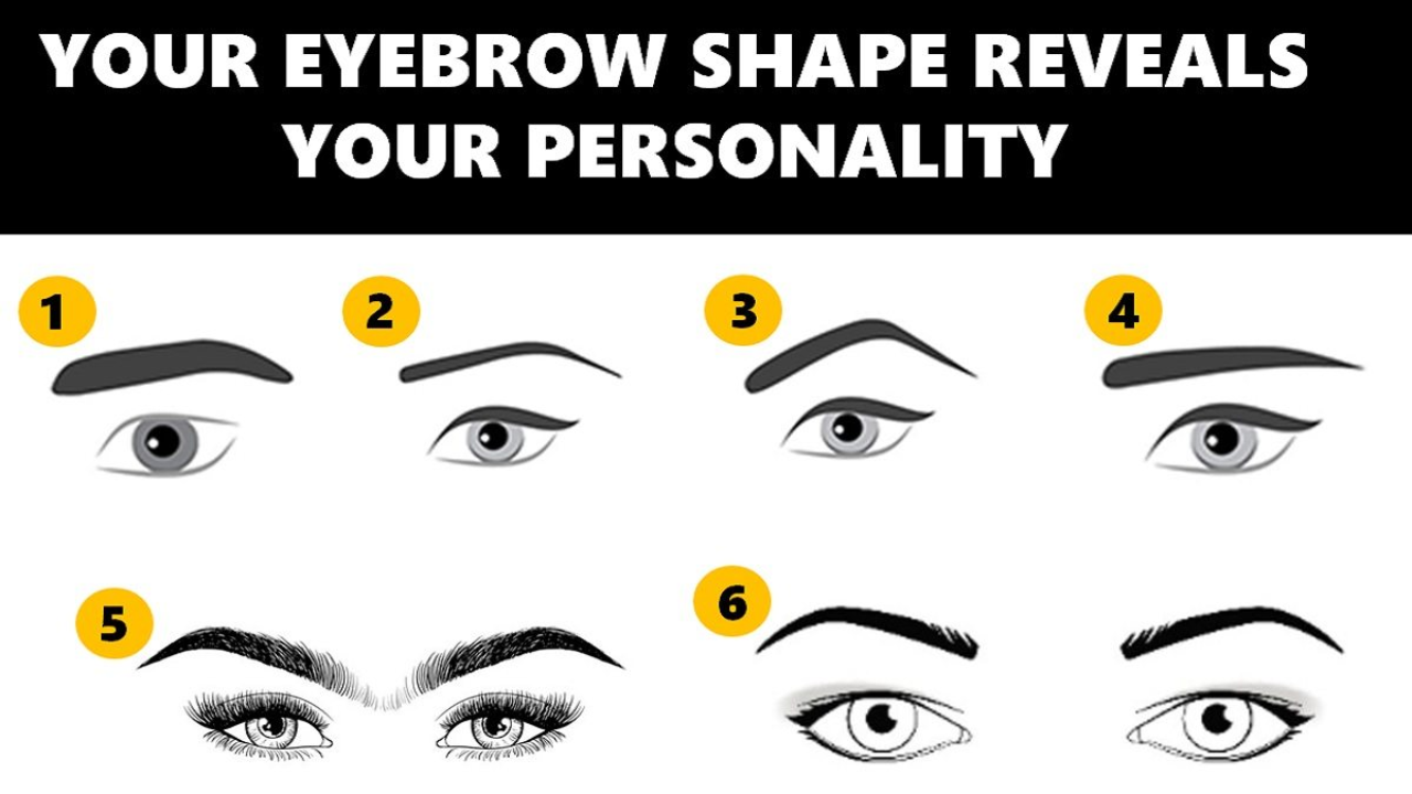 The Shape Of Your Eyebrows Reveals A Lot About Your Personality