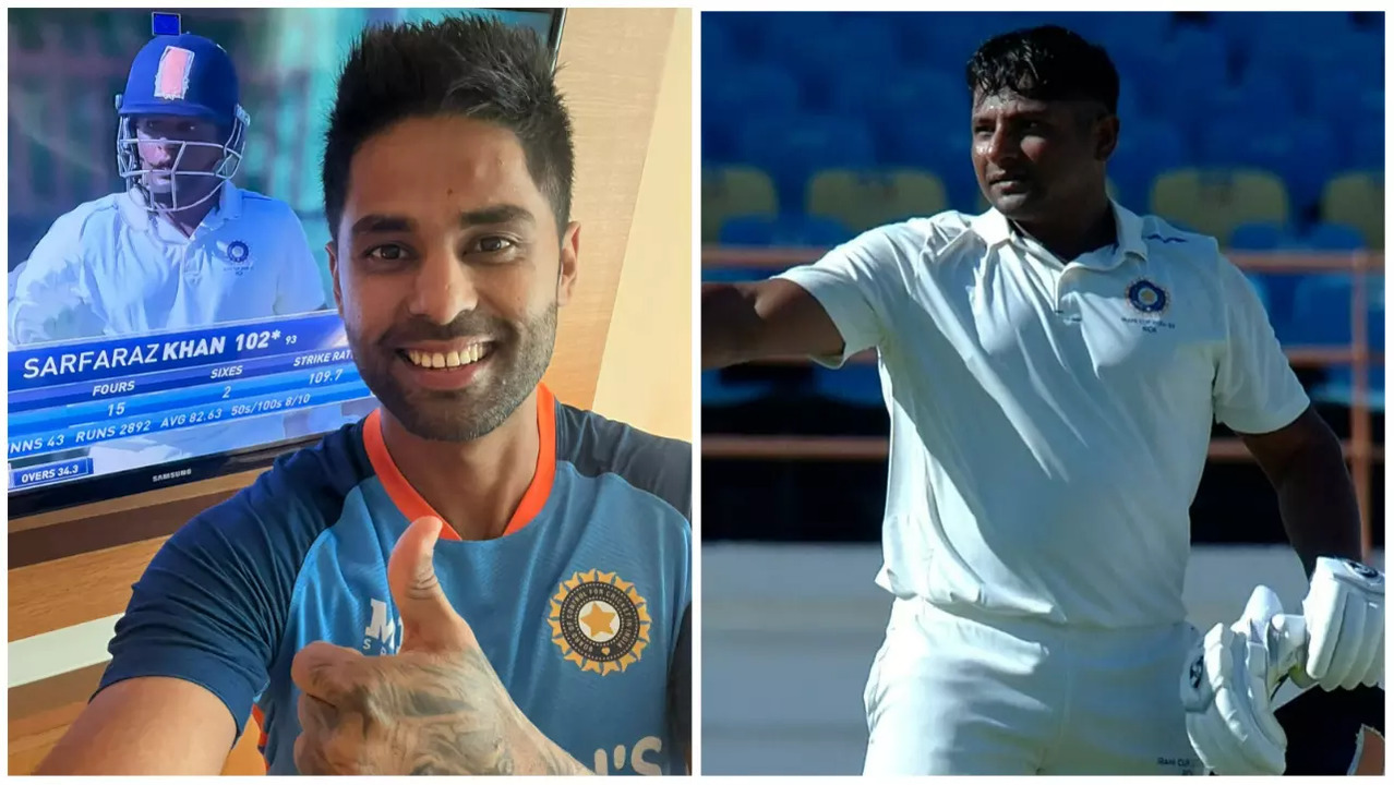 Irani Cup: Suryakumar Yadav Shares Heartfelt Post For Sarfaraz Khan As 