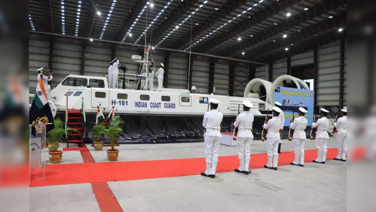 India's first Air Cushion Vehicle (hovercraft) decommissioned at Coast Guard Station in Tamil Nadu after 22 years of service
