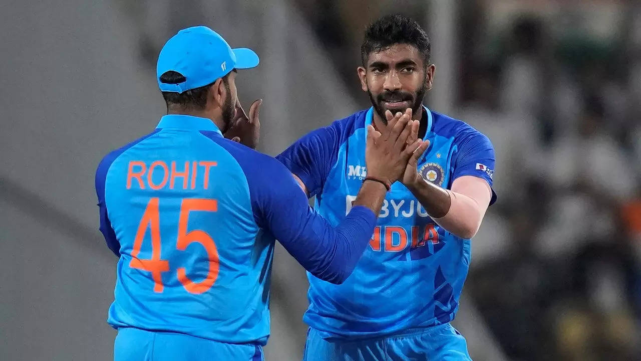 Jasprit Bumrah and Rohit Sharma