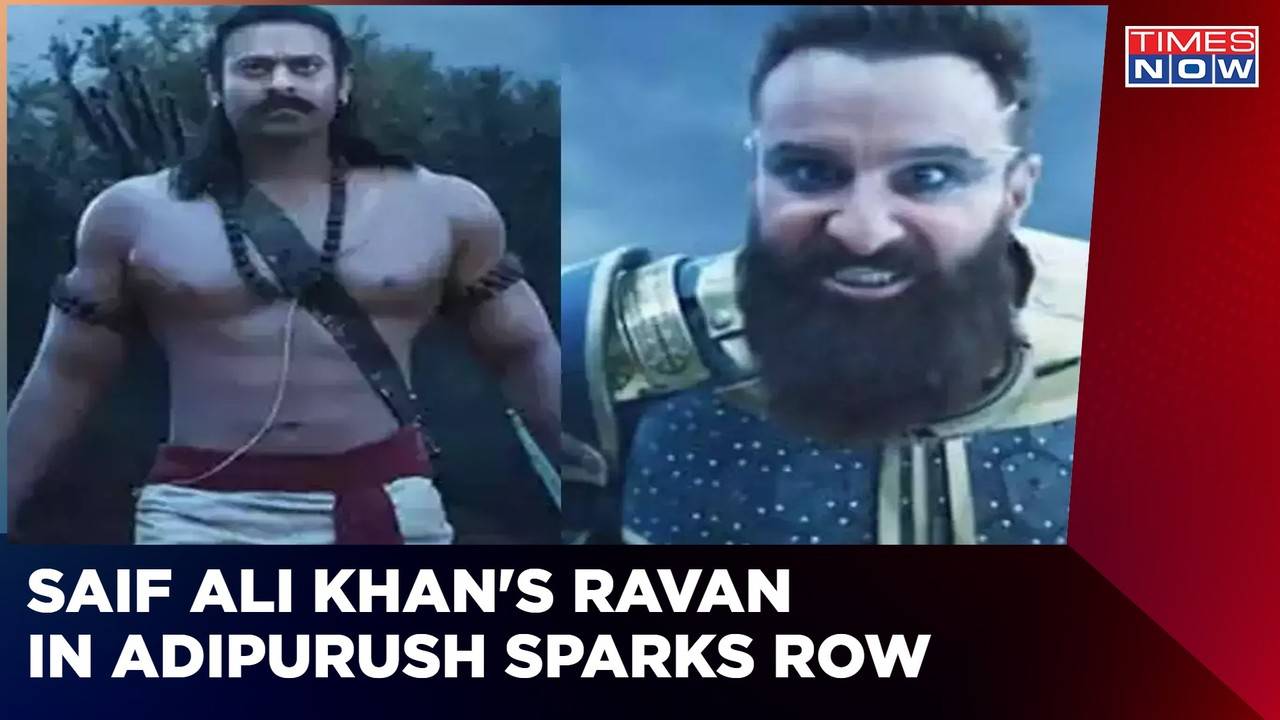 Saif Ali Khan S Ravan In Adipurush Sparks Controversy Hurting Sentiments English News