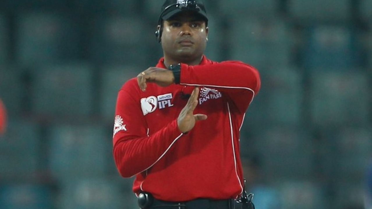 Nitin Menon in list of 16 umpires for ICC T20 World Cup