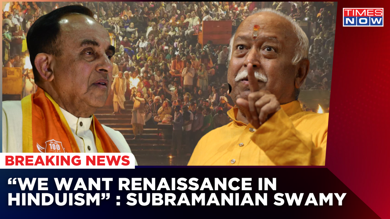 Subramanian Swamy Agrees With RSS Mohan Bhagwat's Speech, Says 'We Want ...