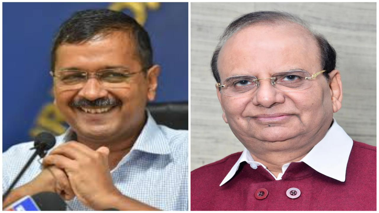 Kejriwal and VK Saxena