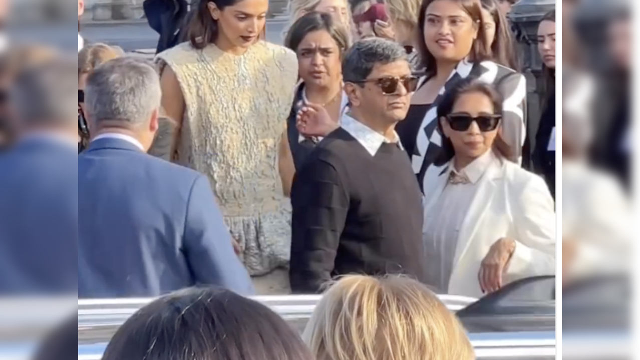 Parents attend Deepika Padukone's Paris Fashion Week event; fans comment,  'So thoughtful, they must be so proud