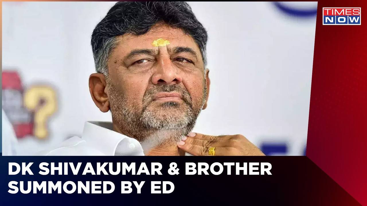 Karnataka Congress Chief DK Shivakumar And Brother Summoned By ED ...