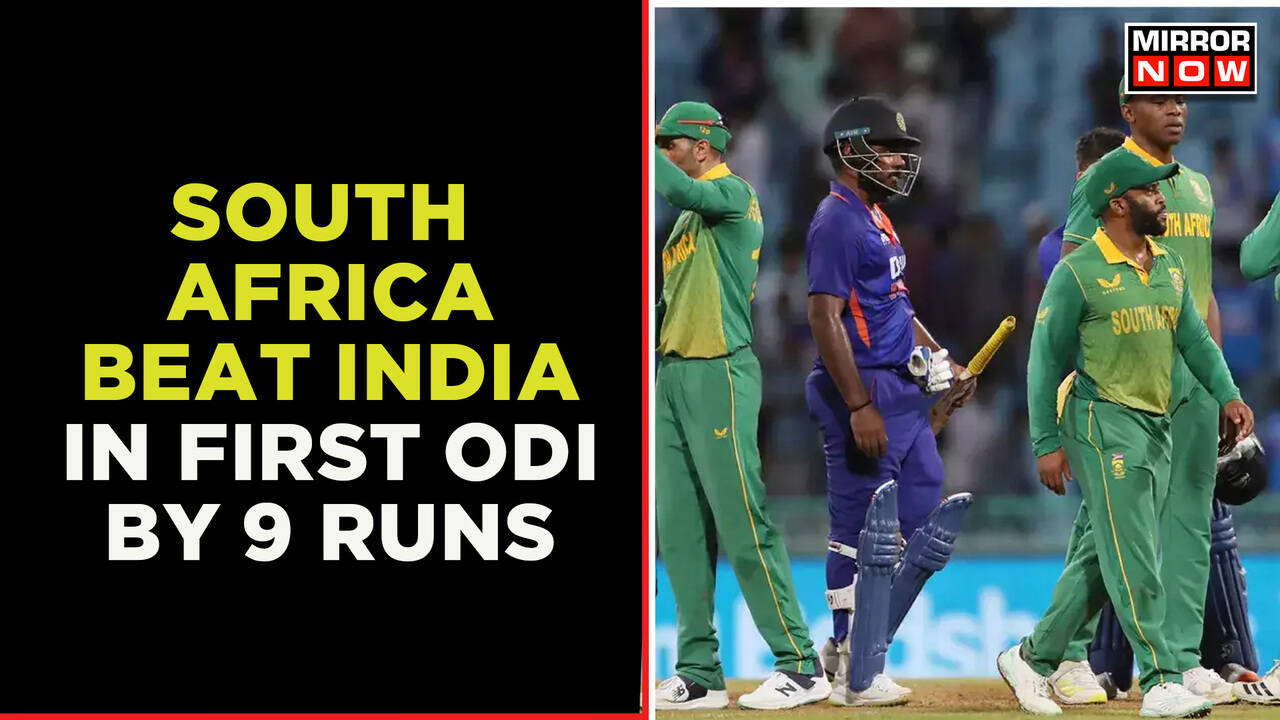 India Lose To South Africa 9 Runs In First Odi Sanju Samson S Heroics India Lose To South Africa 9 Runs In First Odi Sanju Samson S Heroics
