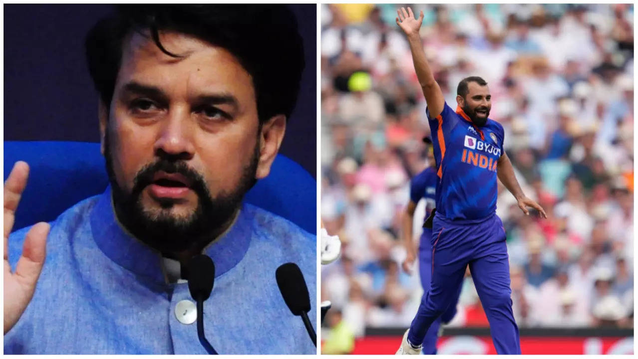 People Who Aim To Divide Society Sports Minister Anurag Thakur Hits Out At Critics Of Shamis