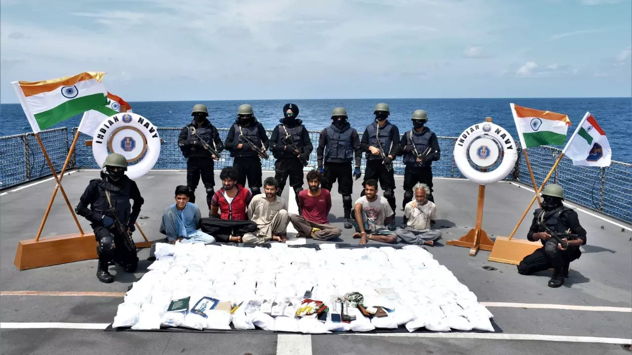 INDIAN NAVY DRUG BUST