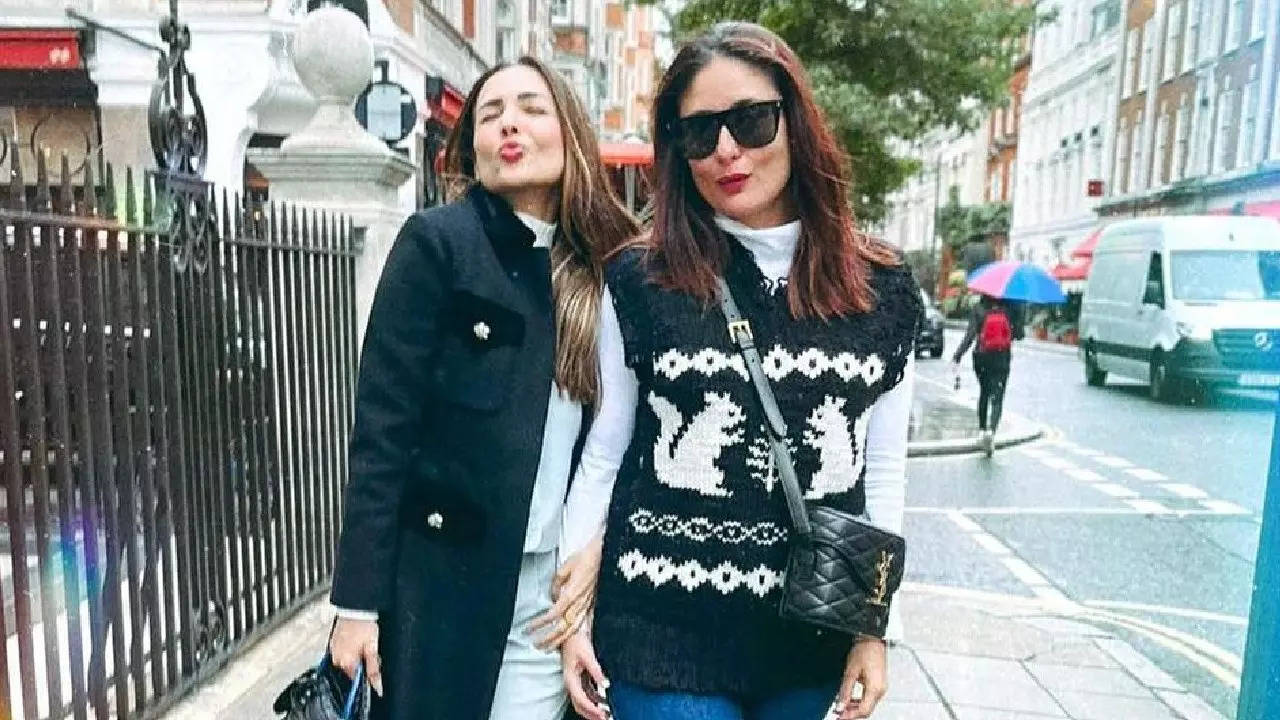 Kareena Kapoor Khan makes a shimmery appearance in the city with a