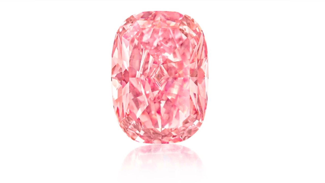 Rare pink diamond Williamson Pink Star auctioned for Rs 478 crore by Sotheby's