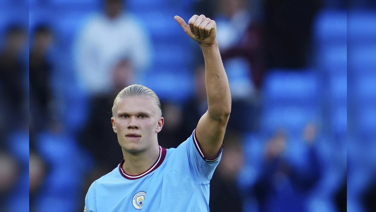 Erling haaland Manchester City vs Soton  AP