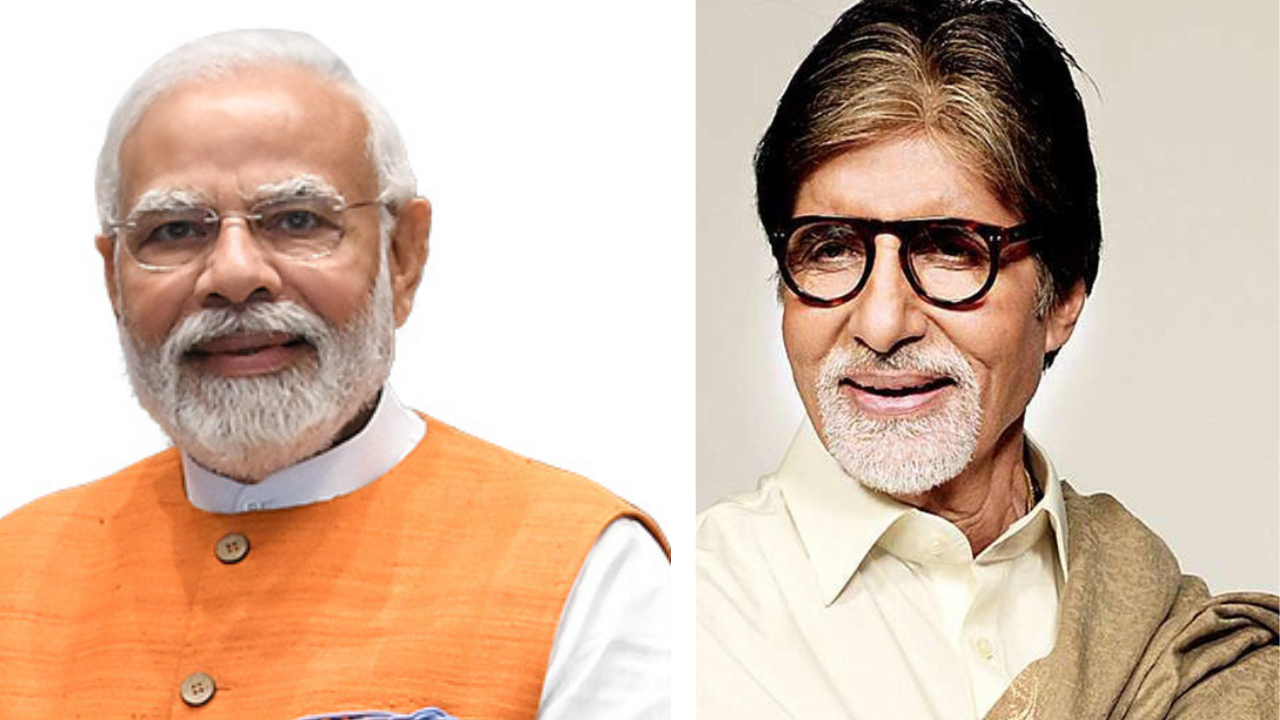 PM Narendra Modi pens heartfelt wish on Amitabh Bachchan's 80th birthday, calls him 'most remarkable' film personality (1)