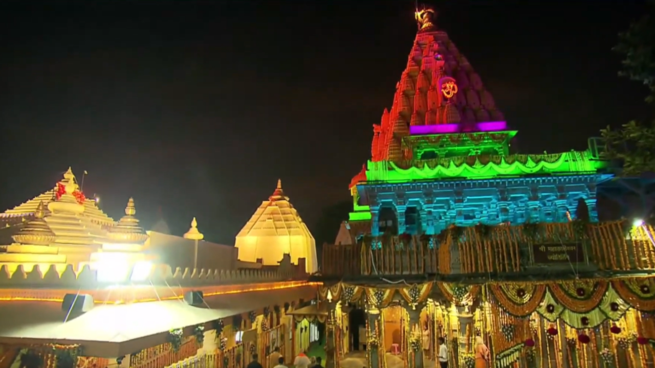 PM Modi Mahakal Lok corridor at Mahakaleshwar temple