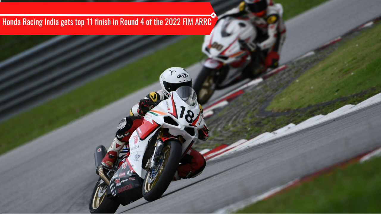 Rajiv Sethu and Senthil Kumar score for Honda Racing India