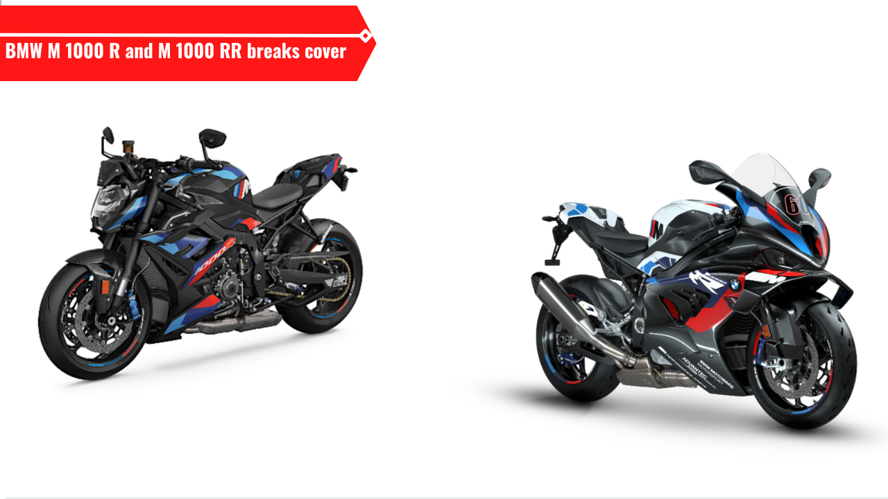 BMW M 1000 RR and M 1000 R breaks cover