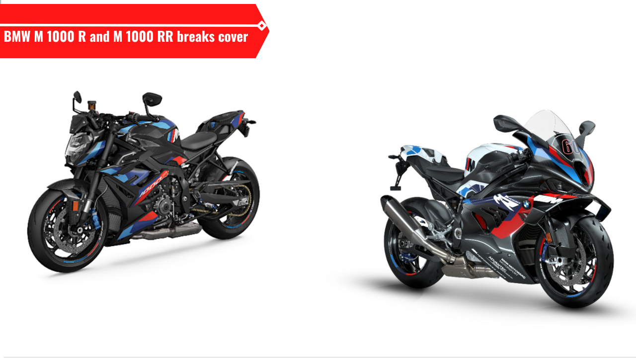 BMW M 1000 R and M 1000 RR (Left, Right)