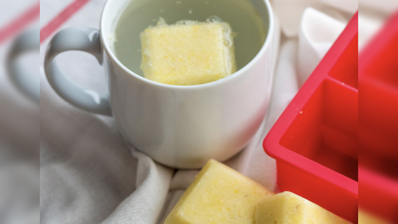 Here's why lemon ginger ice cubes should be your goto for multiple