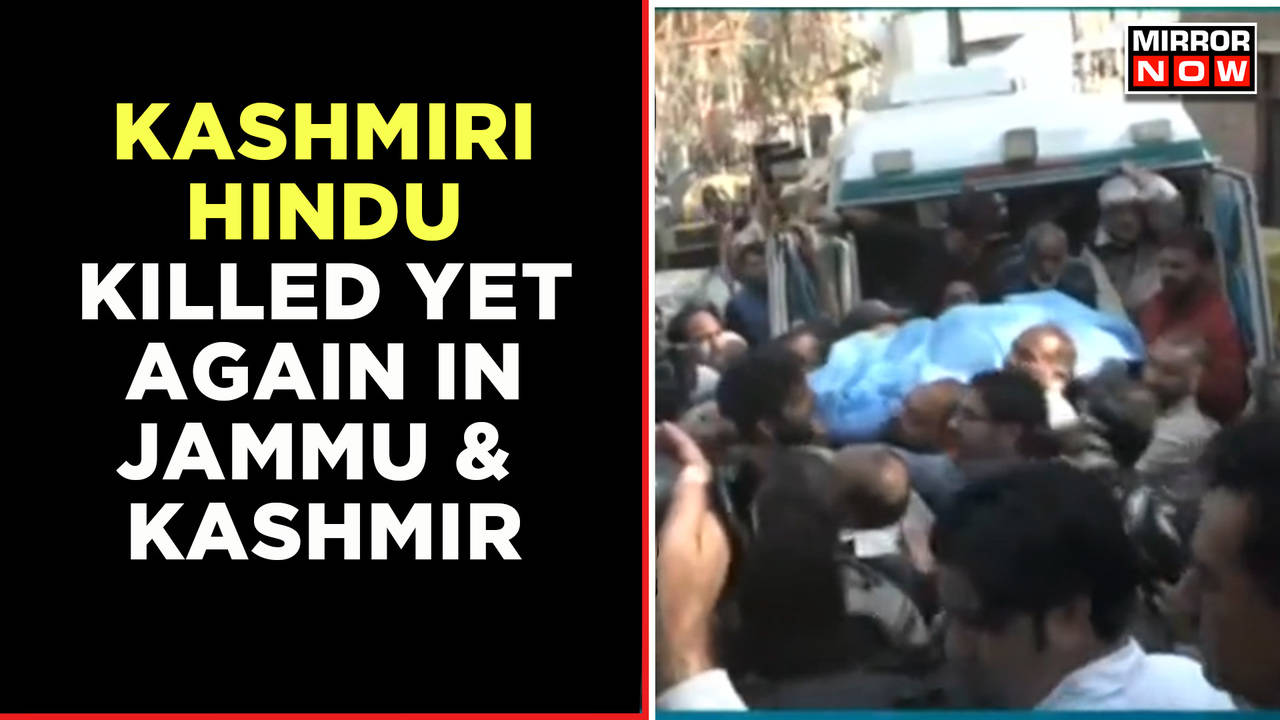 Kashmiri Pandit Shot Dead Half Kilometers Away From His House By ...