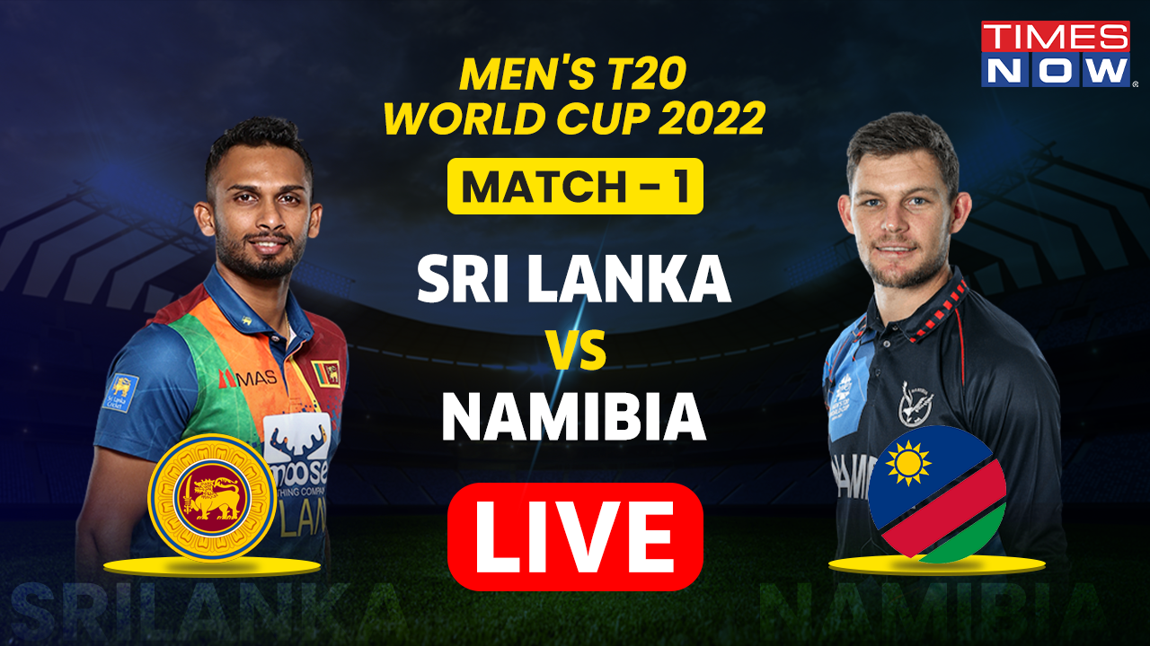 SL vs NAM, T20 World Cup 2022 match Live Updates Namibia beat Sri Lanka by 55 runs in first match Cricket News, Times Now