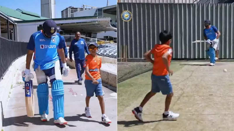 Rohit Sharma & youngster.