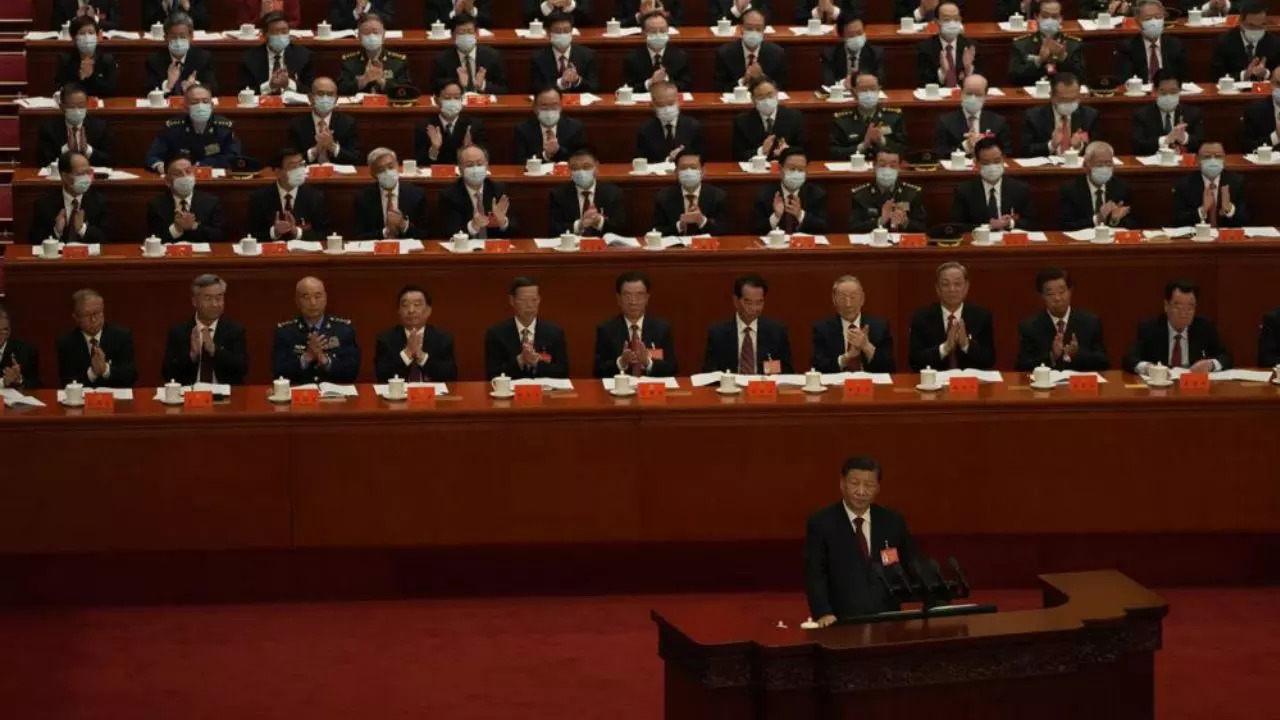 Xi Jinping 20th Communist Party Conference 2022 AP photo