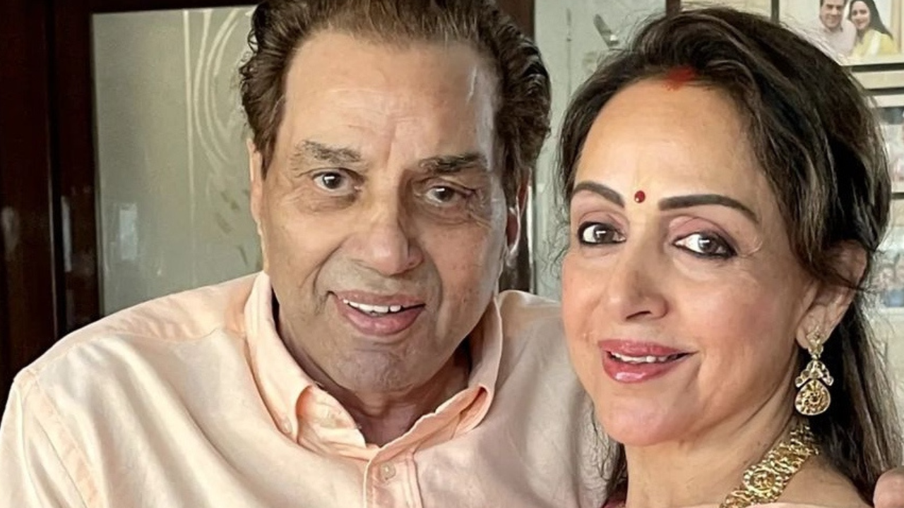 Hema Malini's glow is unmissable in birthday post as she shares, 'always lovely to be with my Dharamji'