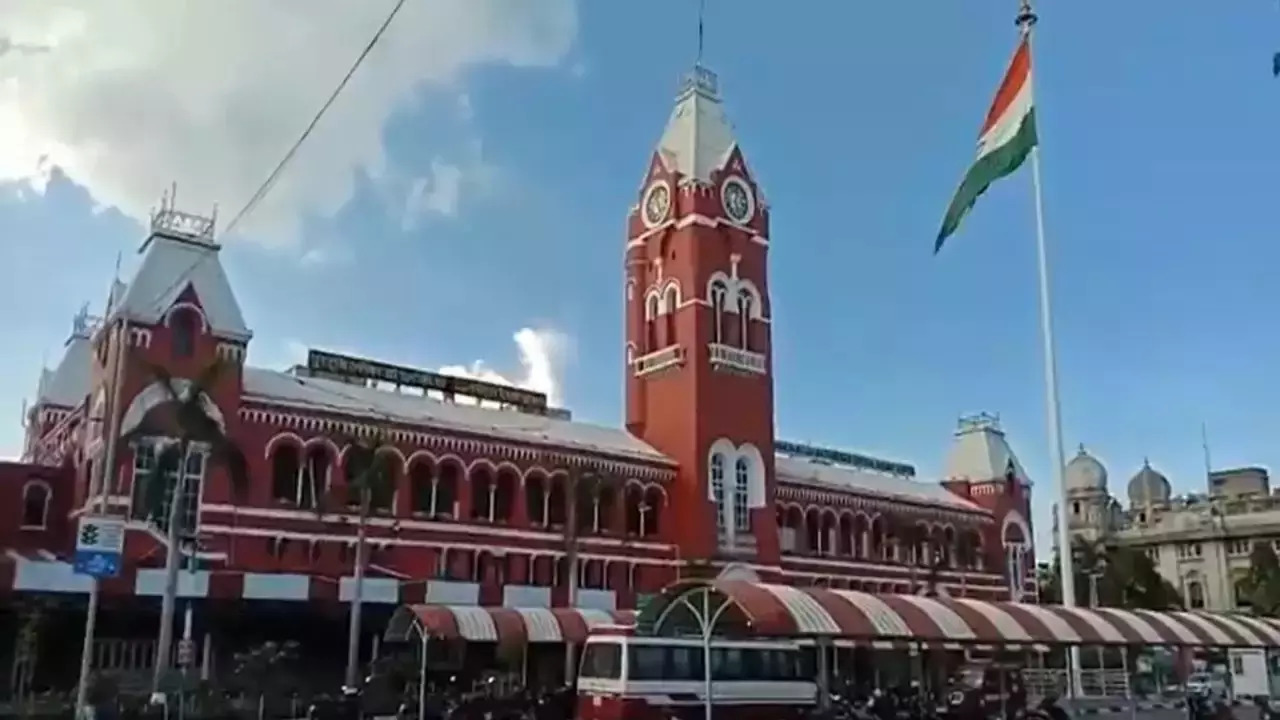 Chennai Central Railway Station.