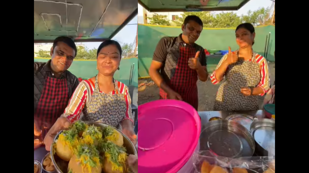 Hearing and speech-impaired couple run pani puri stall in Nashik