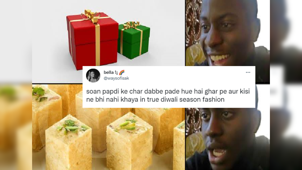 Soan Papdi during diwali