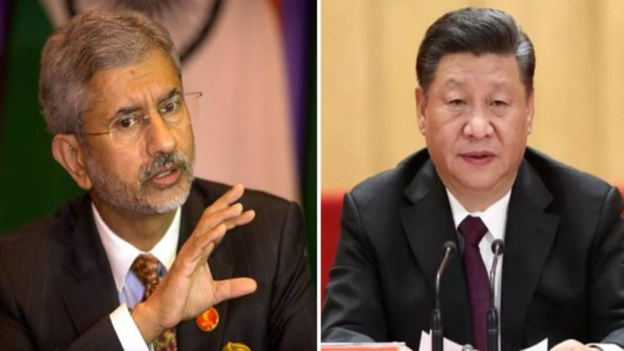 S Jaishankar and Xi Jinping