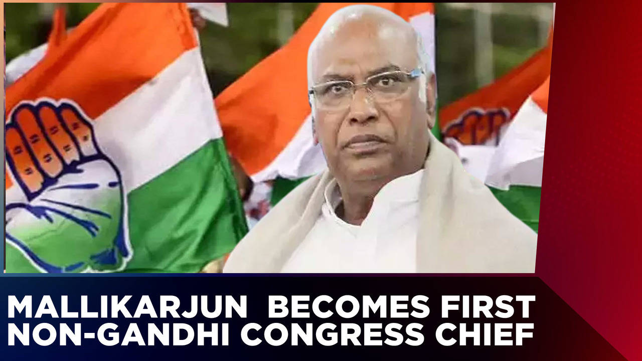 Mallikarjun Kharge Wins Congress Presidential Polls, Becomes First Non ...