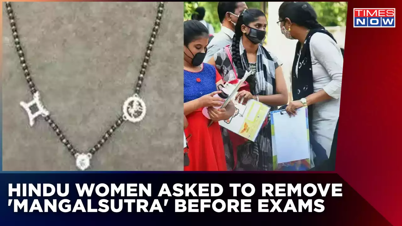 Hindu women asked to remove mangalsutra at exam centre in Telangana