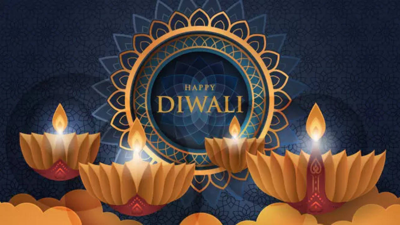 Free Happy Diwali Wishes PSD Poster Design For Promoting Business Ideas -  Indiater