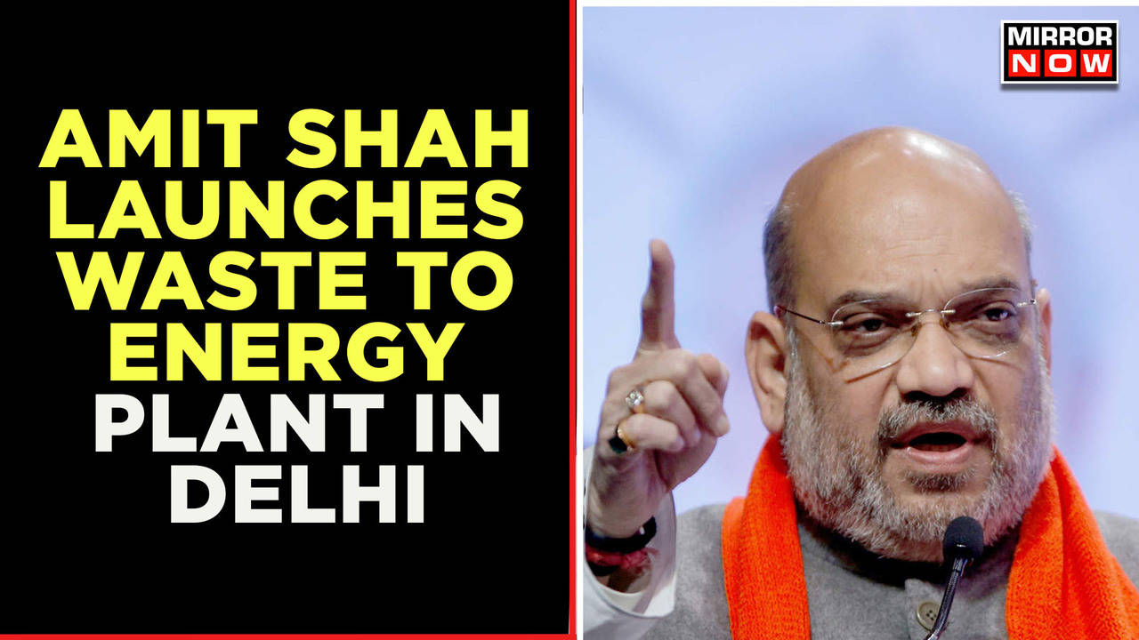 HM Amit Shah Launches Waste To Energy Plant | AAP VS BJP Again In Delhi | English News