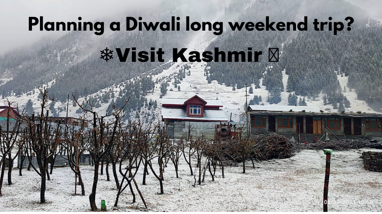 Snowfall in Kashmir: Gulmarg, Sonmarg and other places to visit in valley during Diwali long weekend 2022