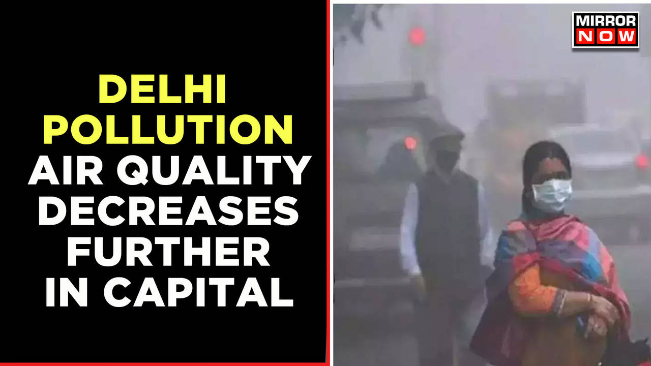 Delhi Pollution No Improvement In Delhis Air Quality As Aqi Level Crosses 245 In Some Areas 9121