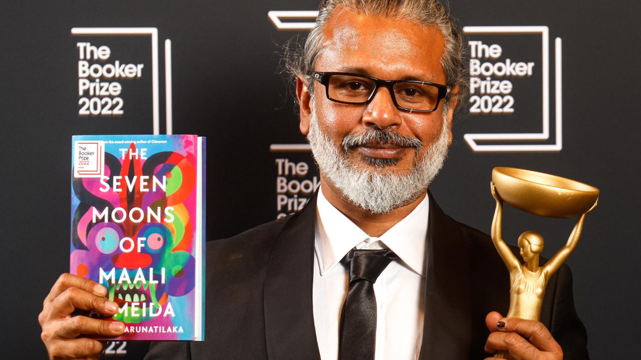 Sri Lankan author Shehan Karunatilaka has won the Booker Prize 2022 for his novel The Seven Moons of Maali Almeida (Pic: The Booker Prizes)