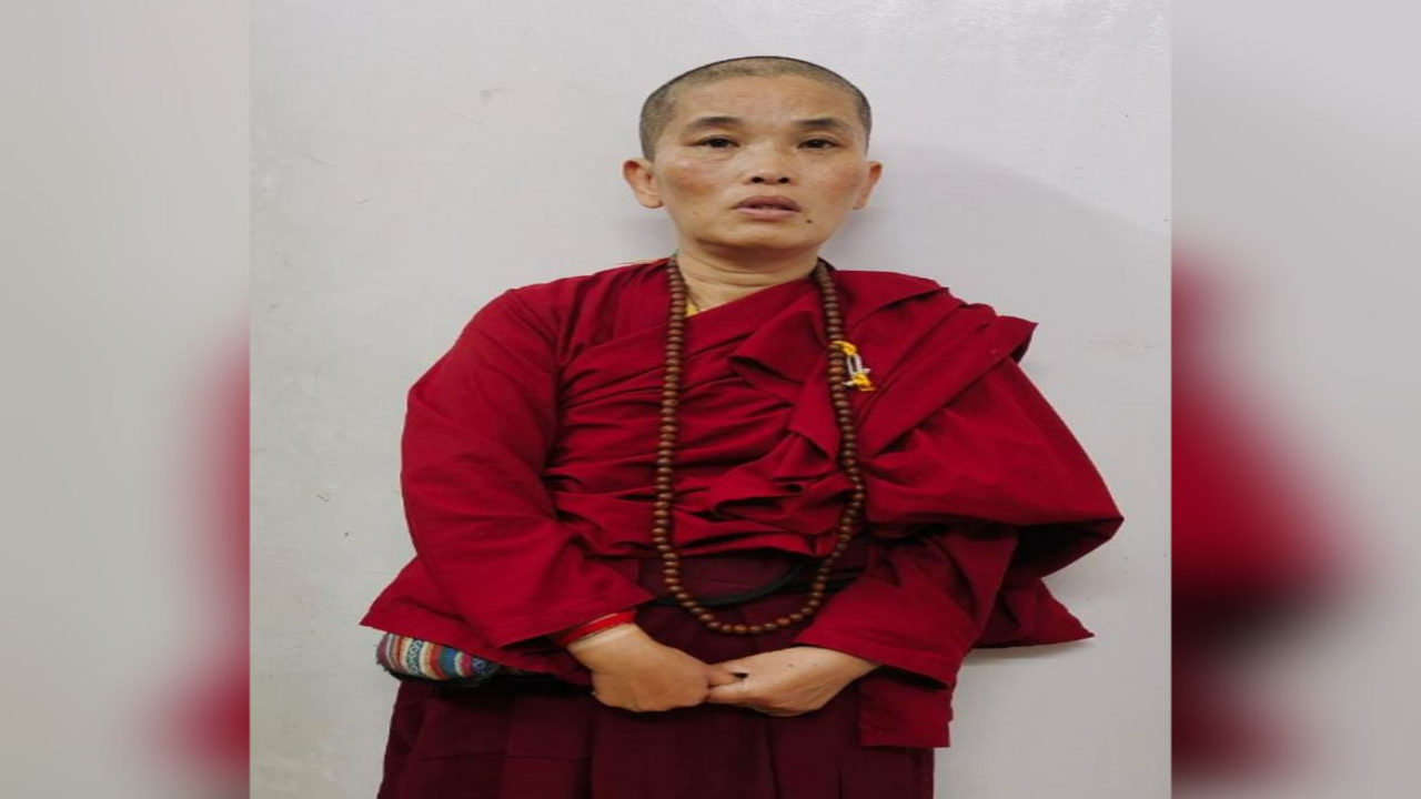 Chinese woman living as Monk in India