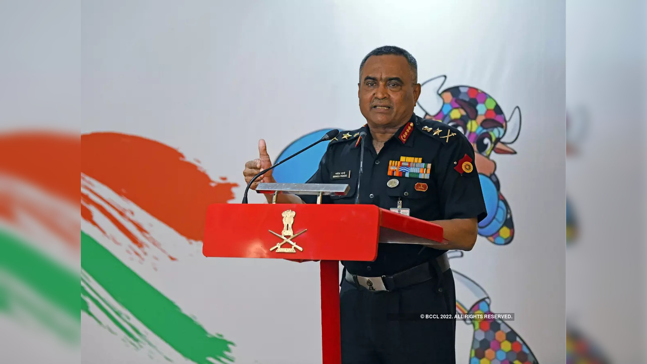 Army chief General Manoj Pande. (File photo)