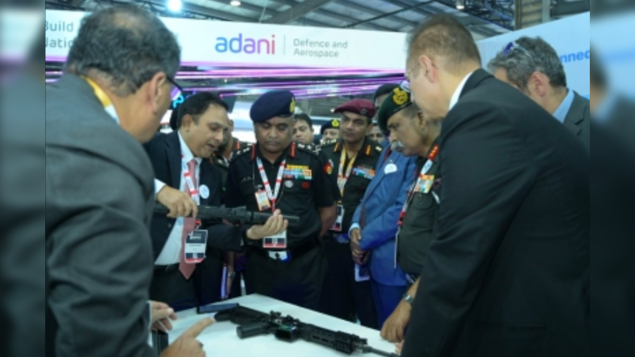 Adani Defence and Aerospace, Israel Weapon Industries unveil India's first AI-based futuristic firing System