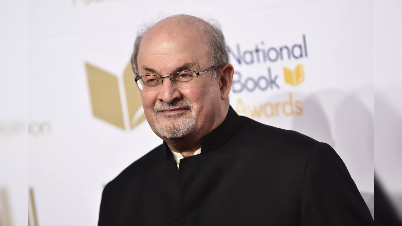 FILE - Salman Rushdie attends the 68th National Book Awards Ceremony and Benefit...