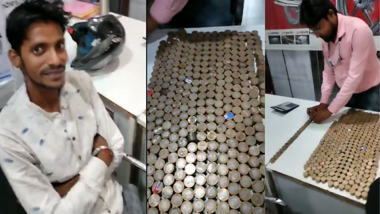 Rudrapur man pays Rs 50,000 in Rs 10 coins to buy TVS Jupiter