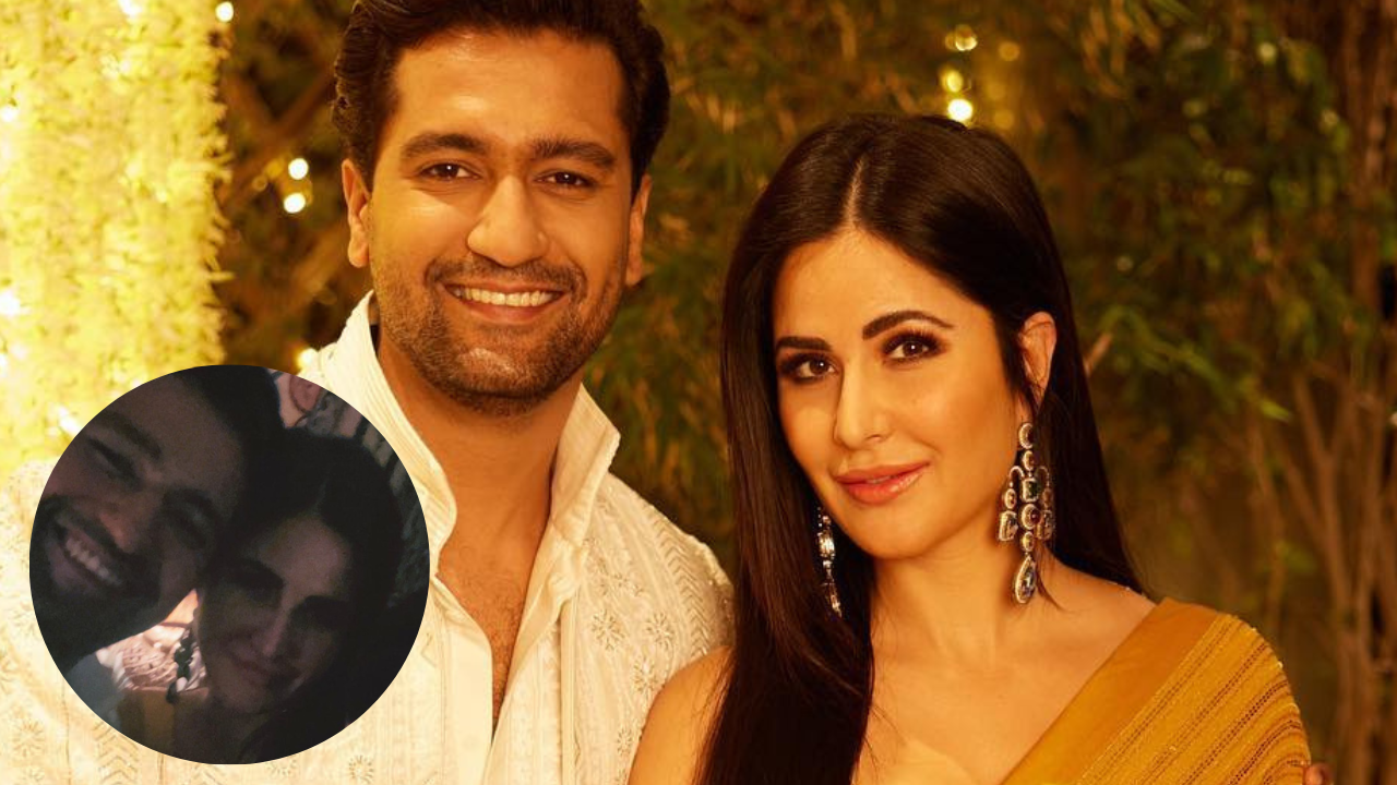 Lovebirds Katrina Kaif and Vicky Kaushal can't stop smiling in inside photo from  Sonam Kapoor's Diwali bash